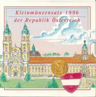 Ausztria 2000. 10gr-20Sch (6xklf) forgalmi sor karton díszlapon T:UNC
Austria 2000. 10 Groschen - 2...