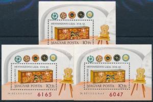 1981 Bélyegnap 3 db ajándék blokk (24.000)