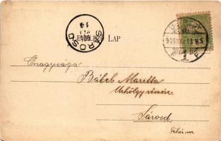 1905 Budapest IV. Újpest, Kis Duna zsilippel, Nicholson hajógyára. Schön Bernát kiadása