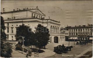 1936 Bucharest, Bukarest, Bucuresti, Bucuresci; Teatrul National, Parcul Oteteliseanu. Ad. Maier &am...