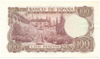Spanyolország 1970. 100P "K7585174" T:F szép papír
Spain 1970. 100 Pesetas "K7585174...