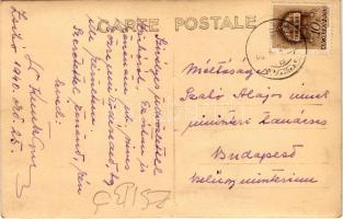 1940 Zsibó, Jibou; utca, templom / street, church. photo (gyűrődés / crease)