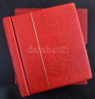 Leuchtturm Svájc falcmentes előnyomott album 1945-1984 gyakorlatilag új állapotban, bordó borítóval ...