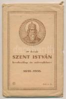 Szent István Emlékalbum - nem képeslapos füzet 14 lappal, saját tokban (téves felirattal). Rigler Jó...