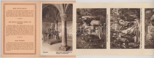 Szent István Emlékalbum - nem képeslapos füzet 14 lappal, saját tokban (téves felirattal). Rigler Jó...