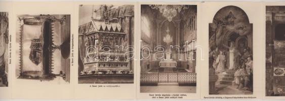 Szent István Emlékalbum - nem képeslapos füzet 14 lappal, saját tokban (téves felirattal). Rigler Jó...