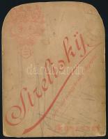 1894 Jókai Mór (1825-1904) író díszmagyarban, keményhátú fotó, autográf aláírt és datált!, Strelisky...