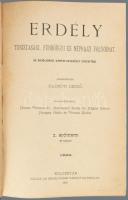 1892-1895 Erdély. Turistasági, fürdőügyi és néprajzi folyóirat. Az Erdélyrészi Kárpát-Egyesület érte...