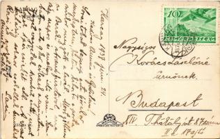 1937 Karcag, Strandfürdő (kis szakadás / small tear)