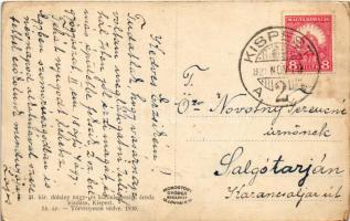 Budapest XIX. Kispest, Wekerletelep, Fő téri részlet a mozival, söröző és borozó (EK)