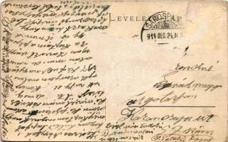 1914 Sárospatak, Református főiskolai küldöttségi szállás. Trócsányi B. kiadása (EM)