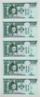 Mongólia 2011. 10T (5x) sorszámkövetők "AG 7986717 - AG 7986721" T:UNC
Mongolia 2011. 10 ...