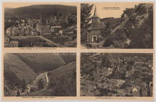 La Roche-en-Ardenne - 8 db RÉGI város képeslap / 8 pre-1945 town-view postcards