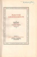 Magyar legendarium. Eredetiekből fordította Tormay Cecília. Fametszetű képekkel Molnár C. Pál díszít...