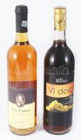 2 üveg bontatlan fehérbor: Vi Dolc 0,75l +Kölpényi szőlészet 0,75l