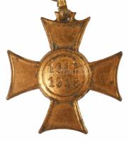 1913. "Mozgósítási Kereszt / 1912-1913-as Emlékkereszt" bronz kitüntetés nem saját mellsza...