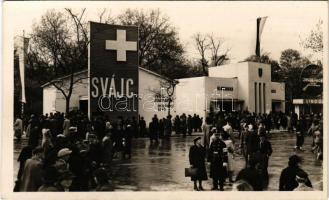 1941 Budapest XIV. Budapesti Nemzetközi Vásár (BNV), Svájc és Szlovákia pavilonja, Linguaphon, rendő...