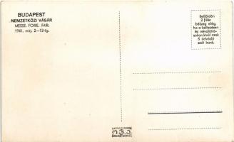 1941 Budapest XIV. Budapesti Nemzetközi Vásár (BNV), Svájc és Szlovákia pavilonja, Linguaphon, rendő...