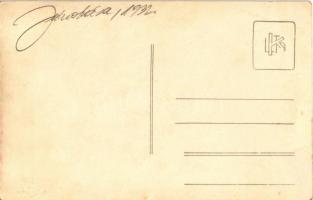 1932 Jánosháza, utca, ház, kerékpár. photo (fl)