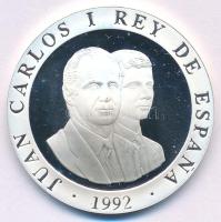 Spanyolország 1992. 2000P Ag "Nyári Olimpia 1992 Barcelona - Futás" T:PP kis patina, karc ...