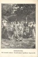 Márianosztra Női büntető Intézet kosárfonó fegyencnők (EB)