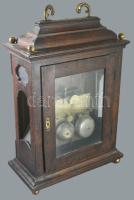 Szekrényóra, (kandallóóra) XVIII. sz. Pozsony, "Anton Widenman Pressburg" órásmester felir...