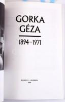 Géza Gorka. 1894-1971. Szerk.: Csenkey Éva, Szabó Lilla. Bp.-Veszprém, 1994, Iparművészeti Múzeum - ...