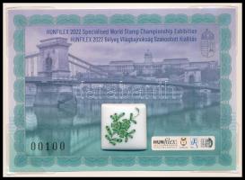 2022 Hunfilex porcelános emlékív 100-as sorszámmal; összesen 100 példány készült, így ez az utolsó s...