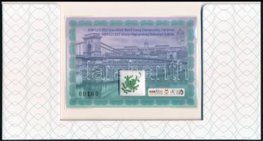 2022 Hunfilex porcelános emlékív 100-as sorszámmal; összesen 100 példány készült, így ez az utolsó s...