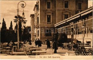 Abbazia, Opatija; Vor dem Café Quarnero. Verlag A. Dietrich, Markert &amp; Sohn Kunstanstalt No....