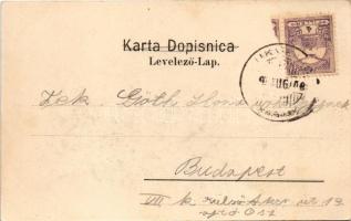 Crikvenica, Cirkvenica; Morsko Kupaliste. Verlag von Heinrich Krapek / fürdő / spa, beach