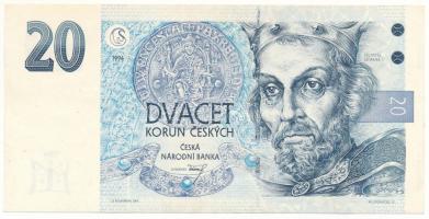 Csehország 1994. 20K "A 62 107591" T:F szép papír
Czech Republic 1994. 20 Korun "A 6...