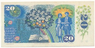 Csehszlovákia 1988. 20K "E78 753374" T:F szép papír
Czechoslovakia 1988. 20 Korun "E...