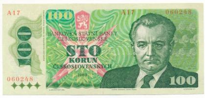 Csehszlovákia 1989. 100K "A17 060248" T:F szép papír
Czechoslovakia 1989. 100 Korun &quot...