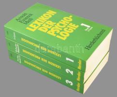 Lexikon der Psychologie. Band 1-3. Hrsg. von Wilhelm Arnold, Hans Jürgen Eysenck, Richard Meili. Fre...