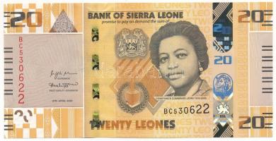 Sierra Leone 2022. 20L "BC530622" T:AU
Sierra Leone 2022. 20 Leones "BC530622" ...
