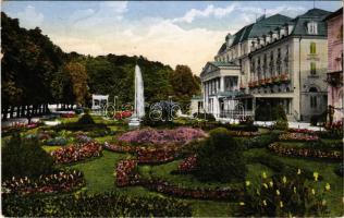 1930 Rogaska Slatina, Rohitsch-Sauerbrunn; spa, fountain (EK)