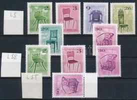 2000 Antik bútorok II. sor minden értéke I.S, I.SE és I.ST változatban / Antique furniture all value...