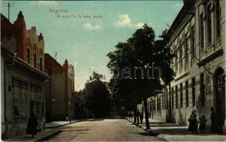 Szigetvár, Állami polgári fiú- és leányiskola. Kozáry Ede kiadása (EK)