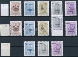 2000 Antik bútorok III. sor minden értéke I.S, I.SE és I.ST változatban / Antique furniture all valu...