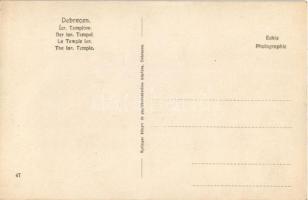 Debrecen, Izraelita templom, zsinagóga. Springer kiadása