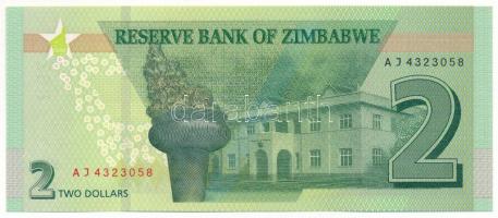 Zimbabwe 2019. 2$ "AJ4323058" T:UNC
Zimbabwe 2019. 2 Dollars "AJ4323058" C:UNC