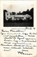 1922 Verpelét, Gróf Sztáray kastély (kopott sarok / worn corner)