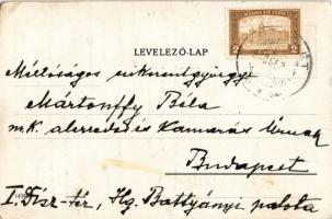 1922 Verpelét, Gróf Sztáray kastély (kopott sarok / worn corner)