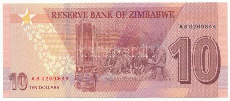Zimbabwe 2020. 10$ "AB0269844" T:UNC
Zimbabwe 2020. 10 Dollars "AB0269844" C:UN...