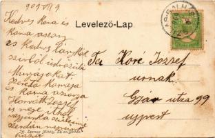 1909 Mezőszilas, Szilasbalhás; Református templom, Báró Durneisz kastély, Községháza. Ifj. Szarvas M...