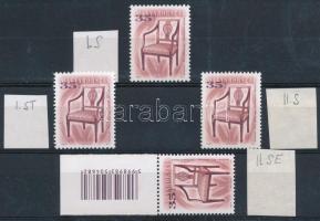 2003 Antik bútorok 35Ft 4 klf változatban / Mi 4758 in 3 different varieties