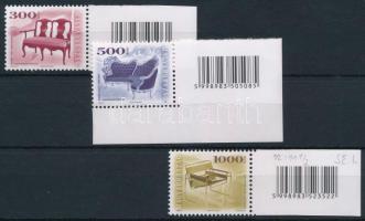 2006 Antik bútorok IX. sor I.SE változatban, 12 : 11 1/2 fogazással / Mi 5104-5106 in I.SE variety