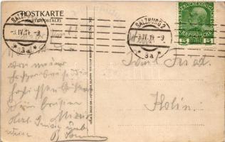 1914 Salzburg, Augustiner Braustubl. J. Huttegger / brewery, pub, interior s: Zwickle (EK)