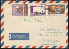 1974 Légi levél Budapestre / Airmail cover